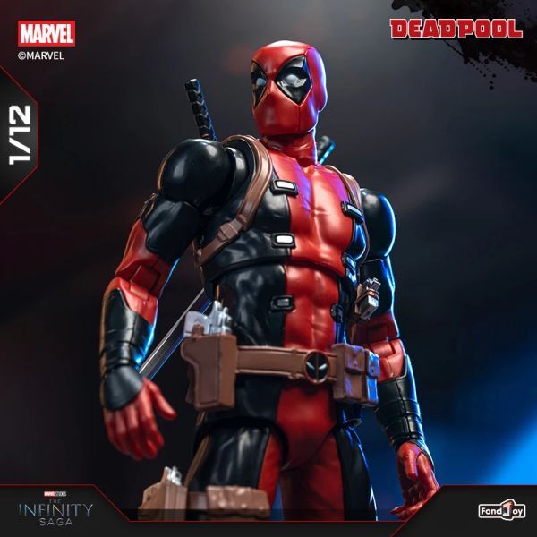 Color: Deadpoo - New Fondjoy Deadpool Assembled Model Action Figure 1/12 Movie Characters Collectible Model PVC Model Toys Boys Birthday Gifts