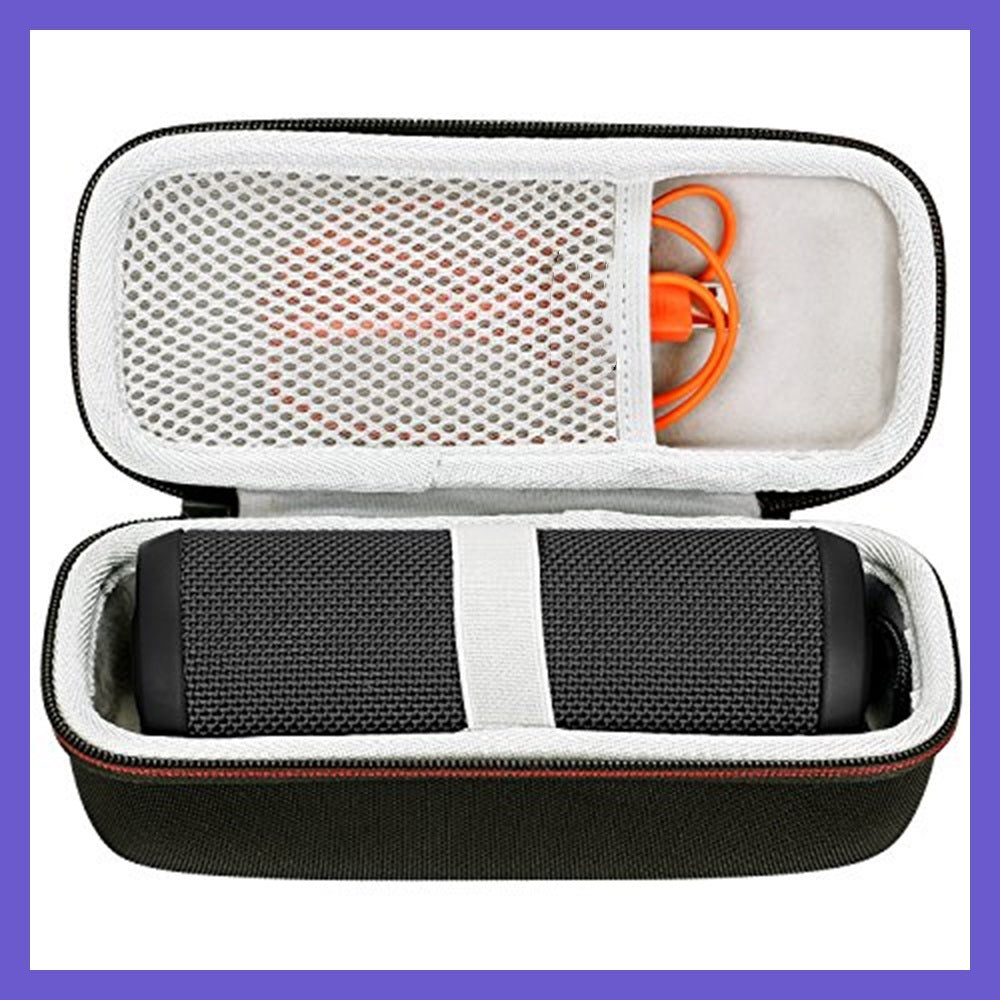 Portable Hard Case Bluetooth Speaker Storage  Bag Shockproof Dustproof Travel Carrying Box Storage Pouch For Jbl Flip 6/flip 5 black