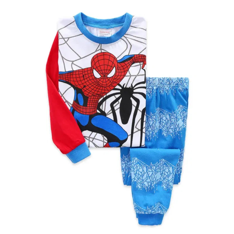 Color: SKY BLUE, Kid Size: 4T - kids pajamas set baby pijama boys animal sleepwear girls cute soft nightwear children clothing homewear