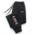 Color: SKY BLUE, Size: XXL - Womens Tracksuit Trousers New LOVE Letter Print Street Luxury Sweatpants Daily Casual Simplicity Versatile Jogging Sport Pants