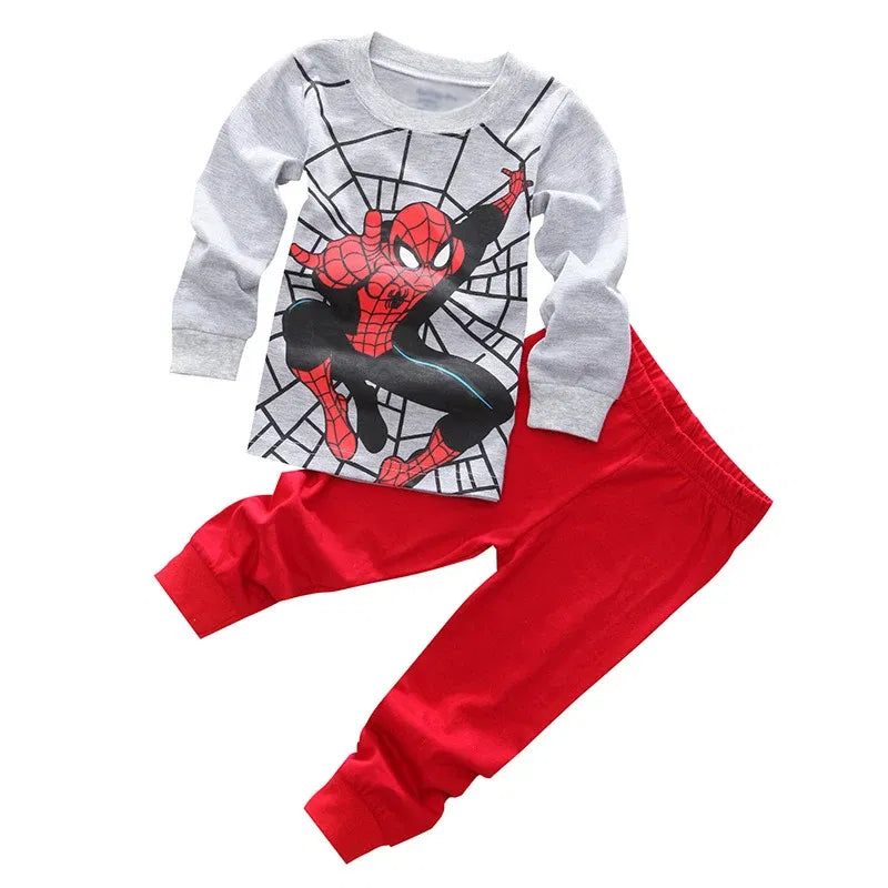 Color: SKY BLUE, Kid Size: 4T - kids pajamas set baby pijama boys animal sleepwear girls cute soft nightwear children clothing homewear