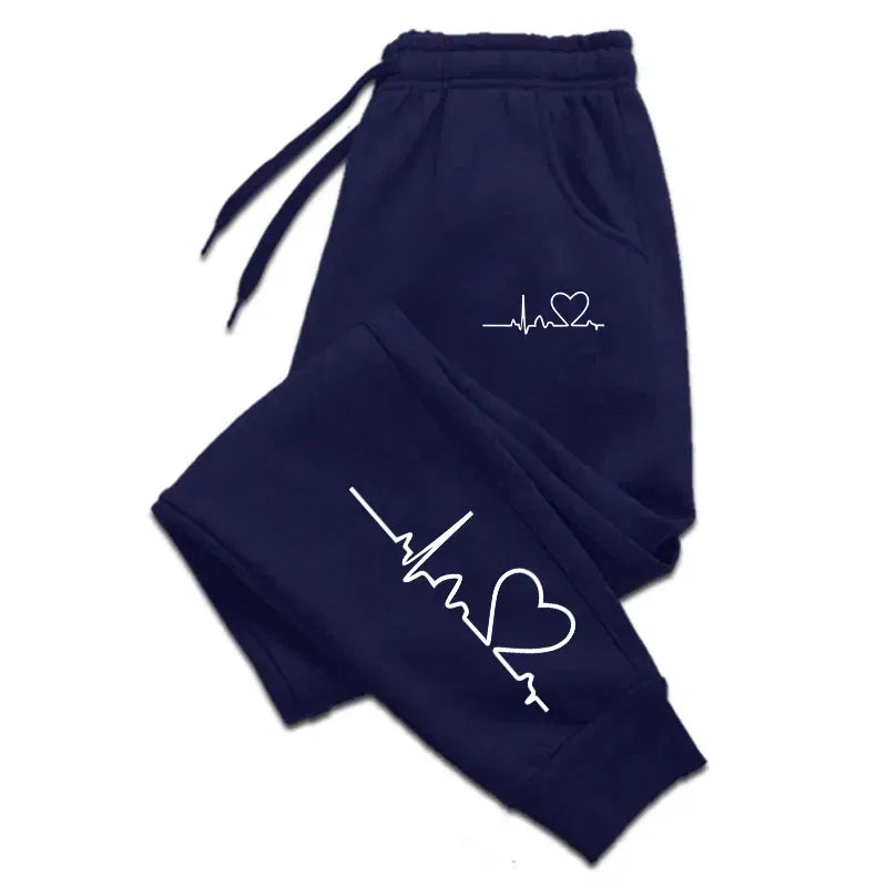 Color: Blue, Size: XL - Daily Joggers Fashion Baggy Pants Woman Casual Sweatpants Comfortable Fitness Trousers Womens Soft 2024New Versatile Women's