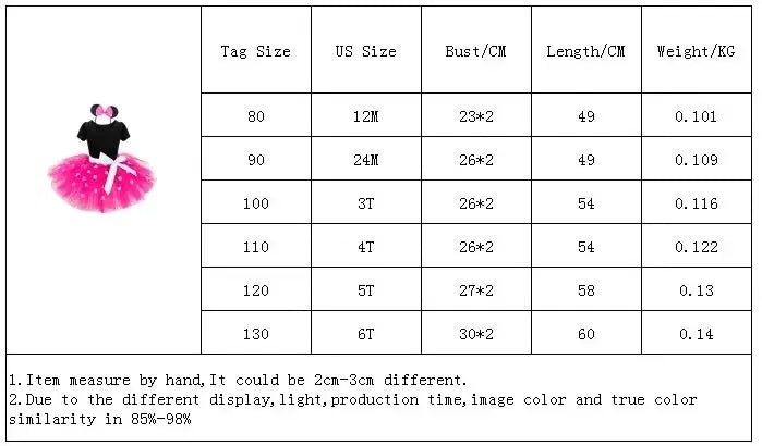 Color: Yellow, Size: XS - Cartoon Mickey Minnie Mouse Kids Short Sleeve Polka Dot Princess Dress 1-6Y Party Baby Girls Clothes Cosplay Costumes