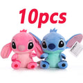 Color: GRAY - 12cm 20cm 25cm Stitch Stuffed Plush Models Cartoon Stuffed Plush Dolls Anime Plush Baby Toys Kawaii Kids Birthday Gift